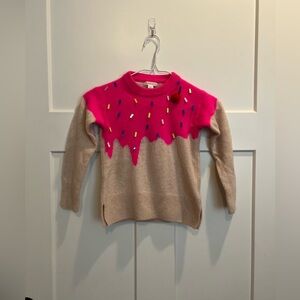 Crewcuts Pink and Tan Kids Sweater
